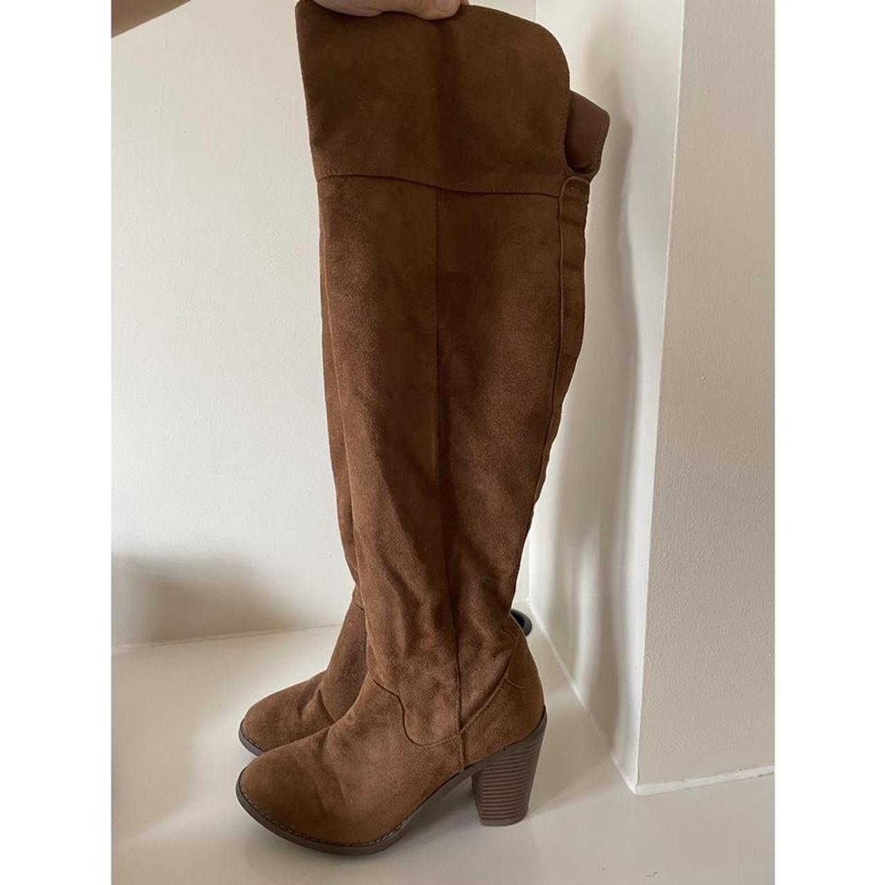 Dune Women's Tan and Brown Boots | Depop