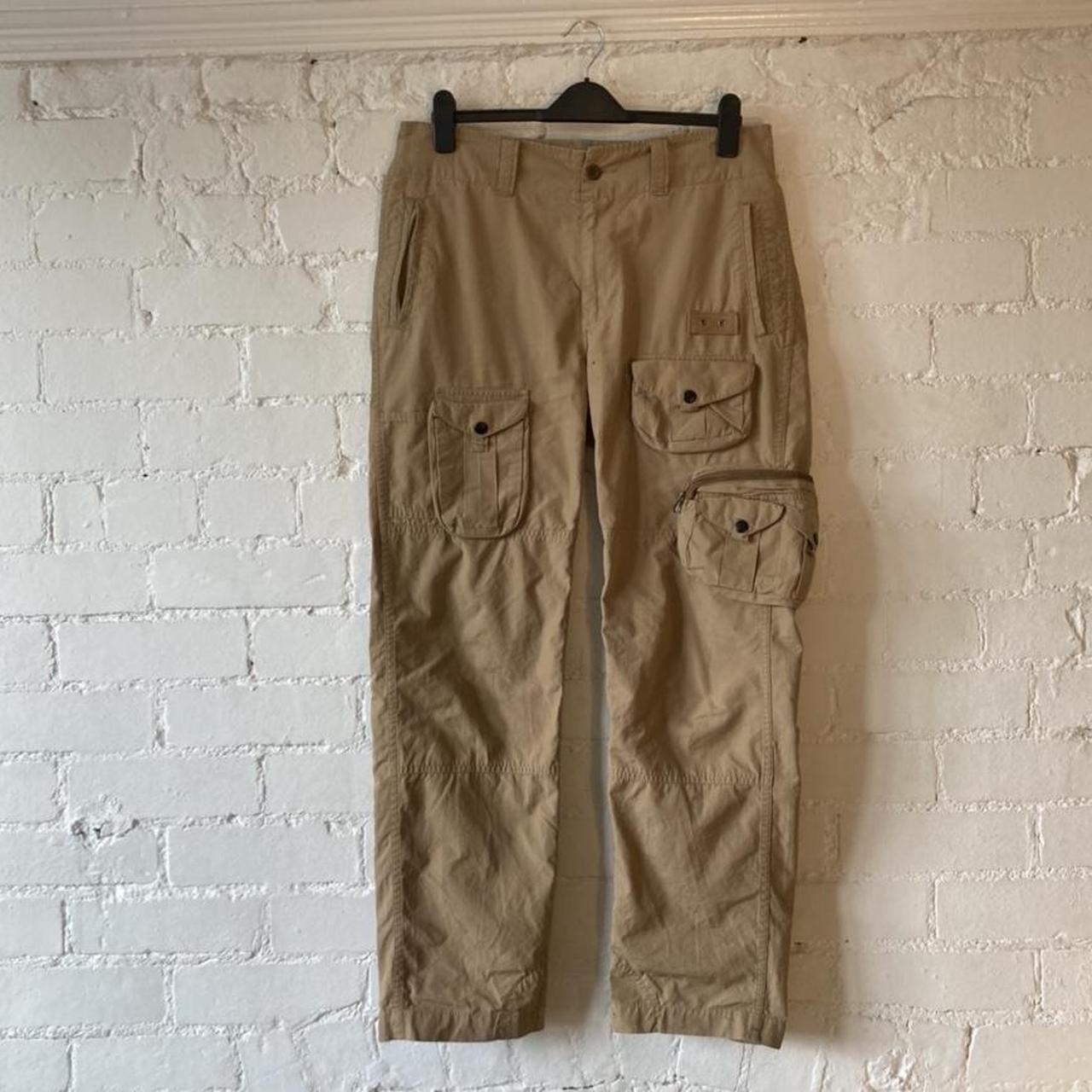 Vintage Polo Ralph Lauren Cargo trouser with many... - Depop