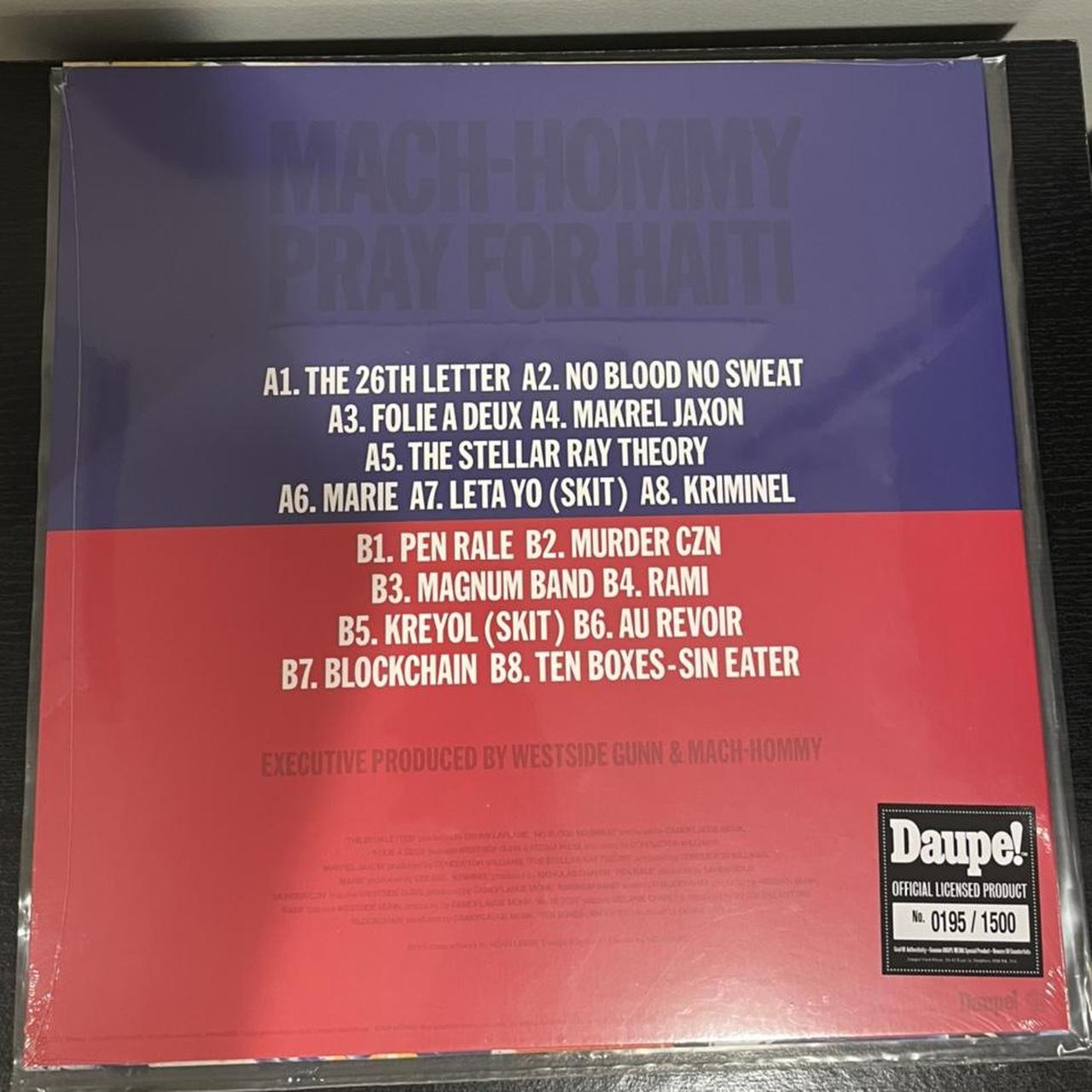 Mach Hommy - Pray For Haiti Vinyl🇭🇹, FACTORY SEALED,...