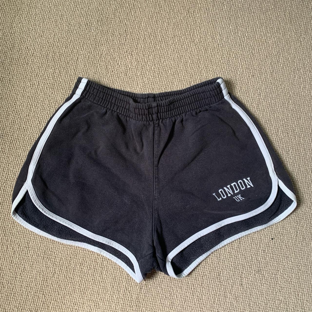 super cute dark blue brandy melville shorts!! worn... - Depop