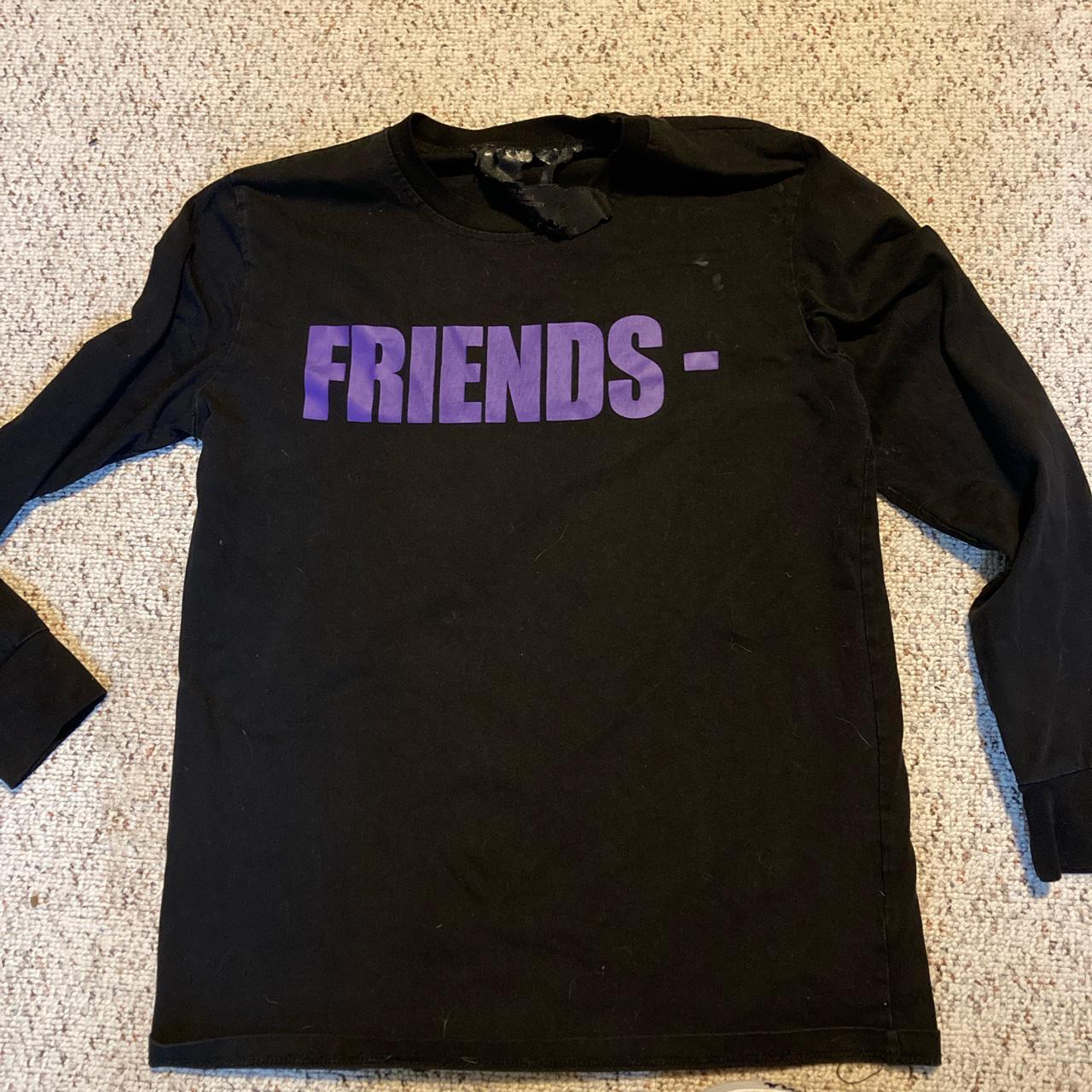 Black and purple Vlone long sleeve authentic