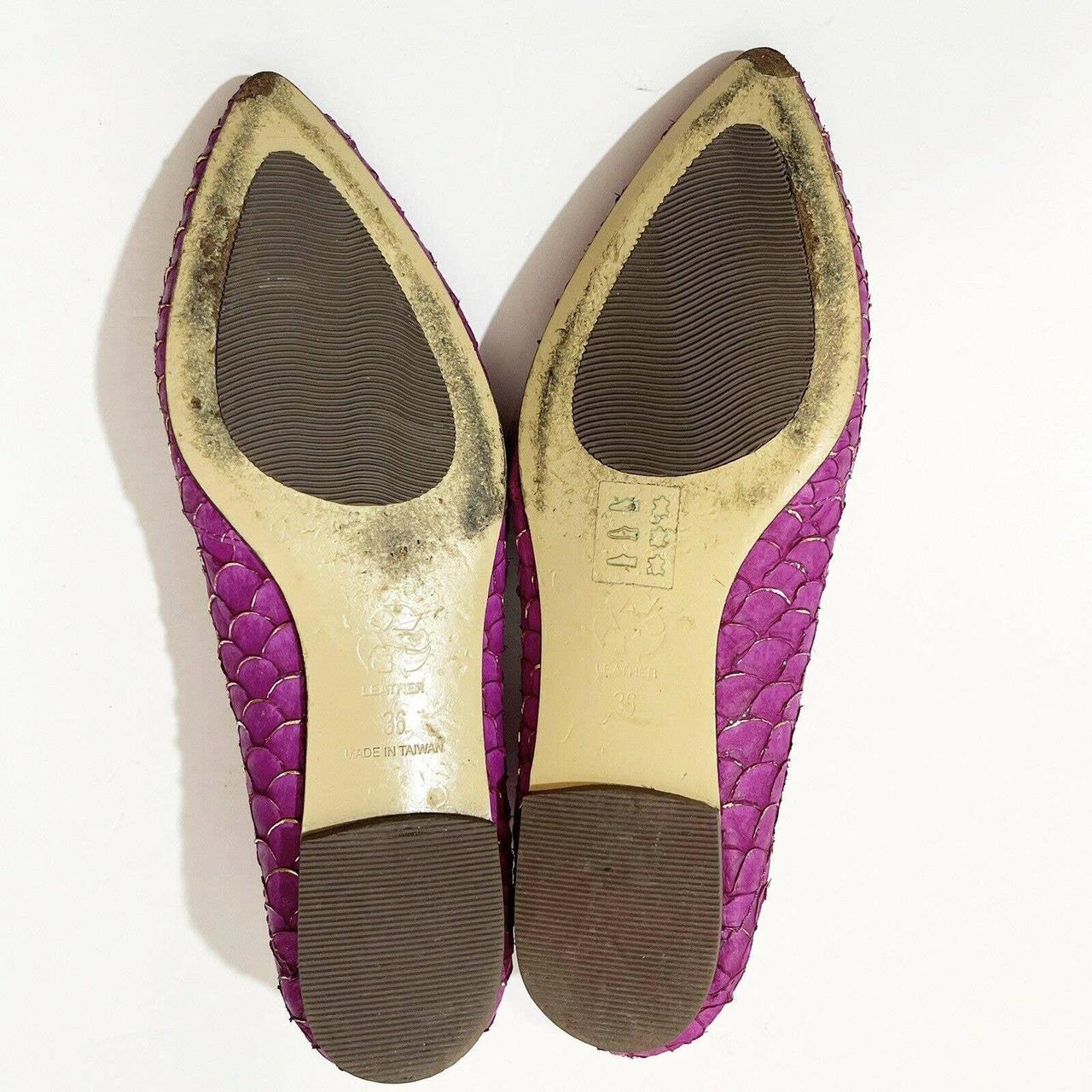 All Black Women's Purple Ballet-shoes (4)