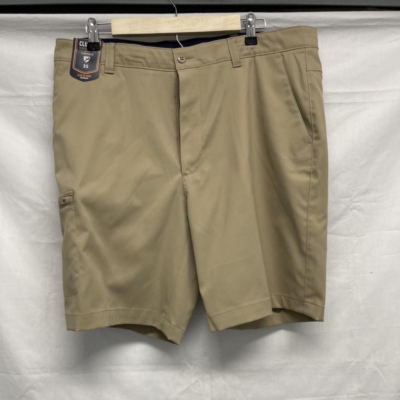 Cremieux Club 38 Performance Dark Tan Men's Shorts... - Depop