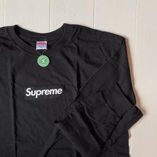 Supreme Box Logo L/S Long Sleeve Tee FW20 Black... - Depop