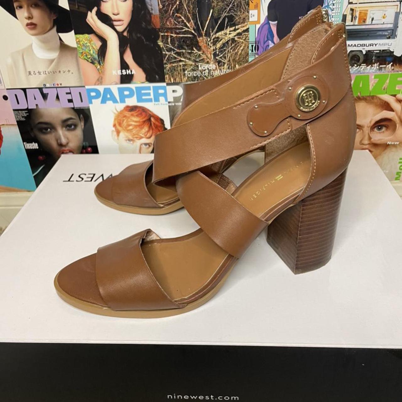 Tommy Hilfiger Women's Brown Courts | Depop