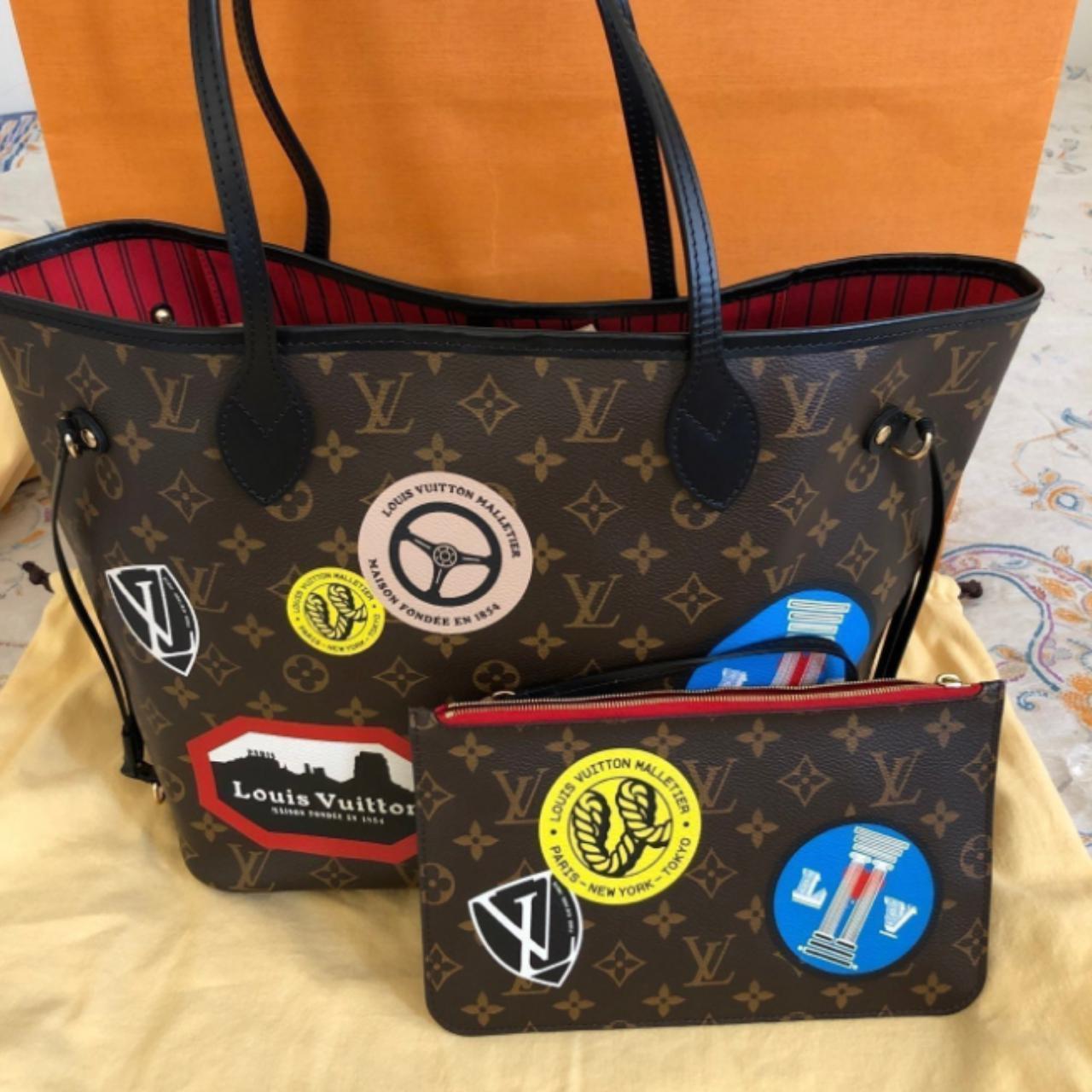 Louis Vuitton Neverfull MM (medium size) tote - Depop