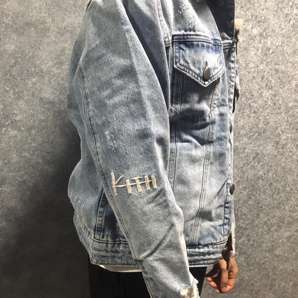 KITH x KSUBI OH.G Reversible Jacket Blue Worn once... - Depop