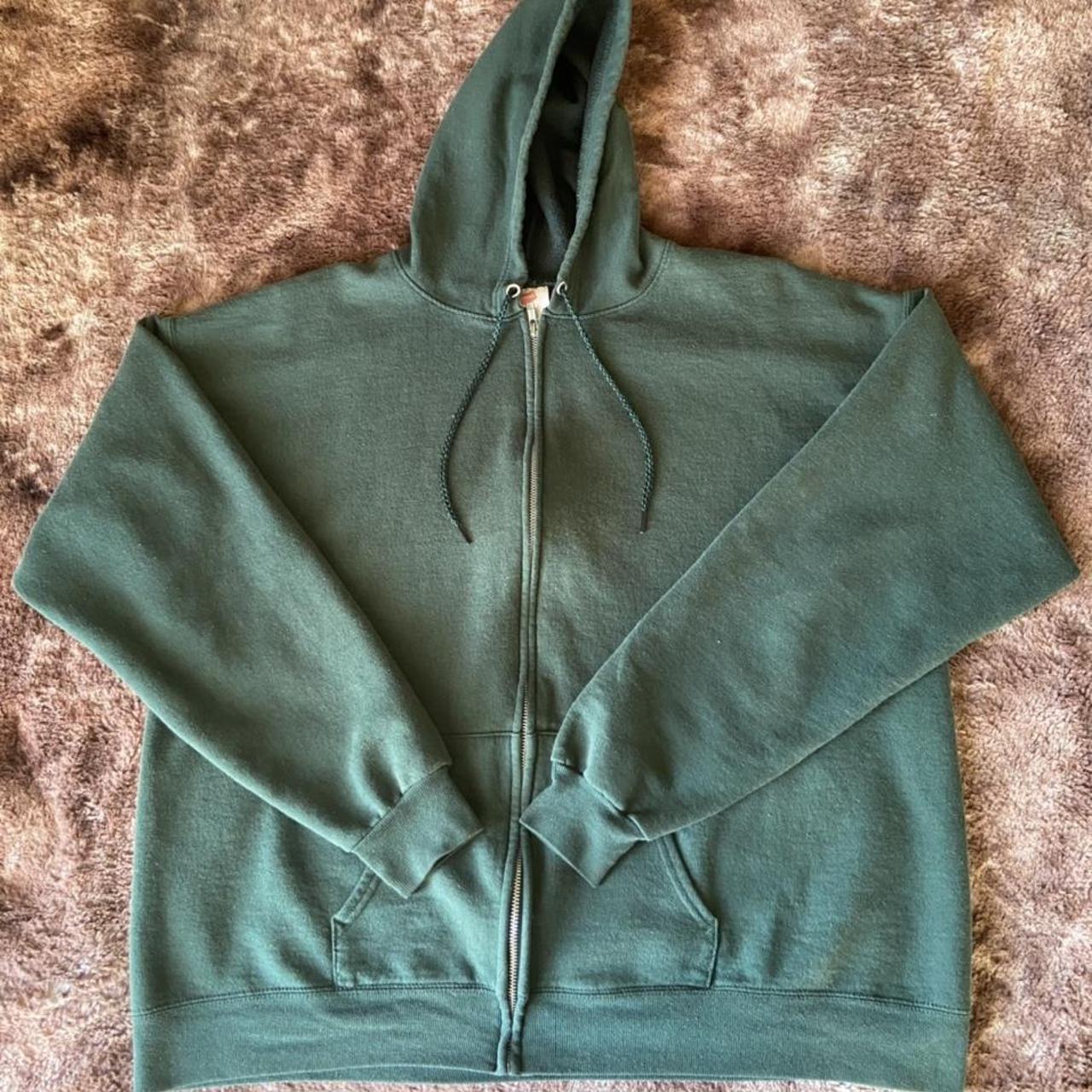 hanes oversized zip up hoodie