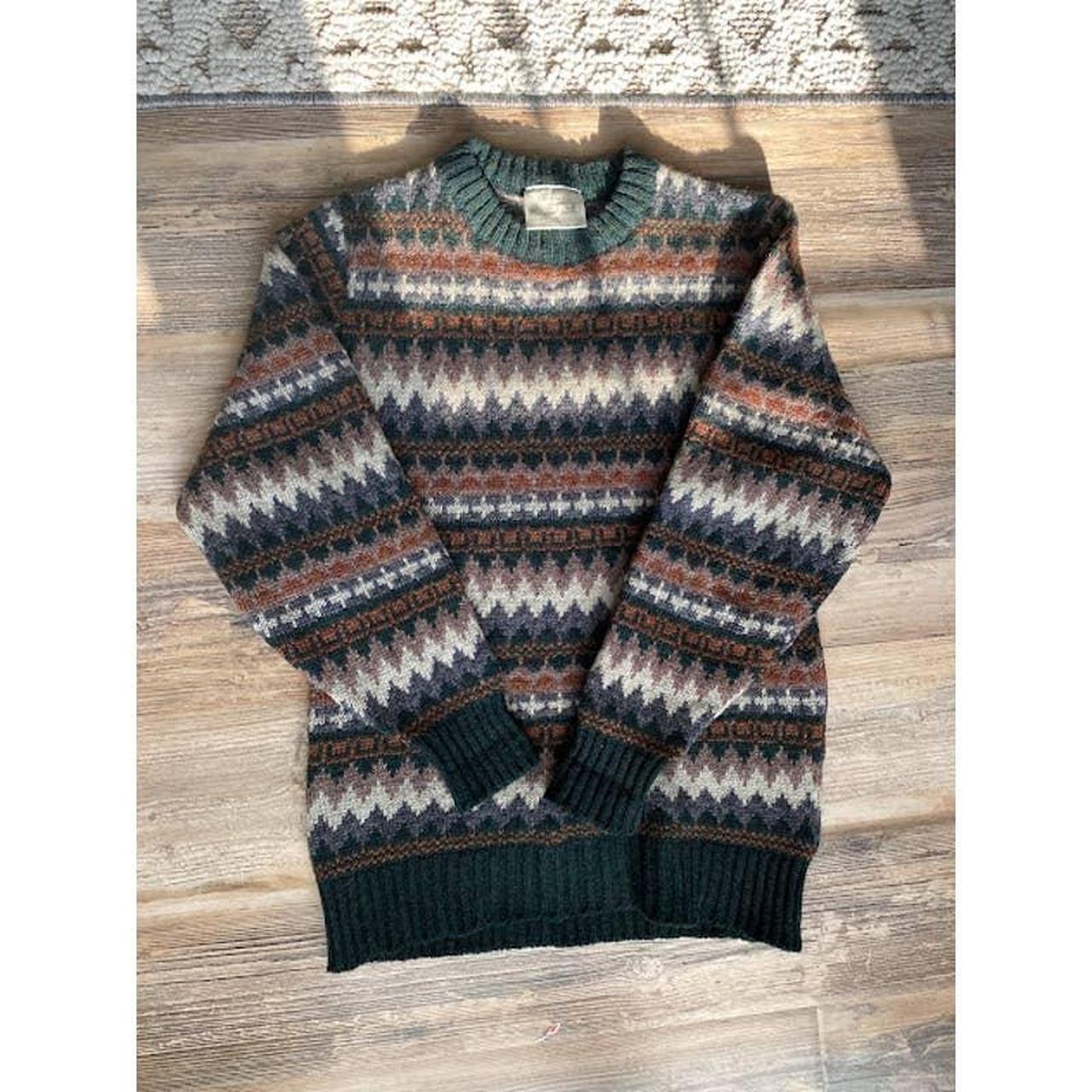 Shetland Edinburgh Wollen Mill Vintage Sweater, Size... - Depop