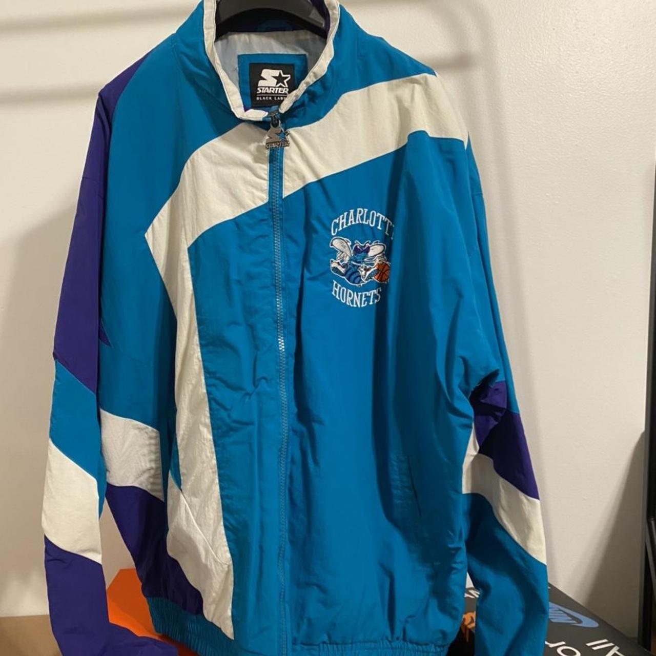 Starter Charlotte Hornets Jacket Size XL Lightly... - Depop