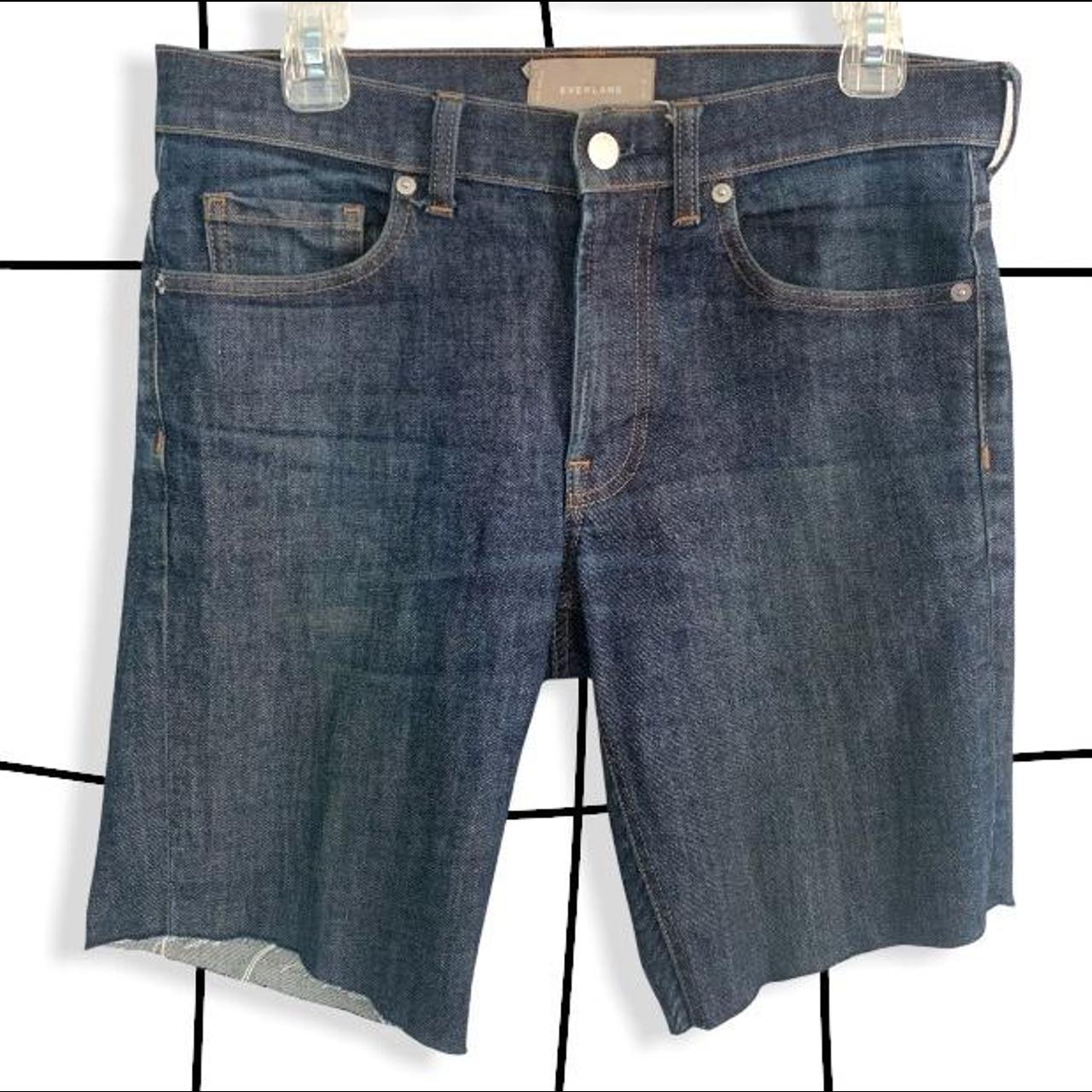 Everlane Men's Blue Shorts Depop