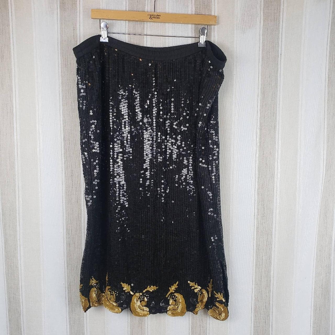 Product Image 1 - Vintage 100% Silk Sequined Skirt