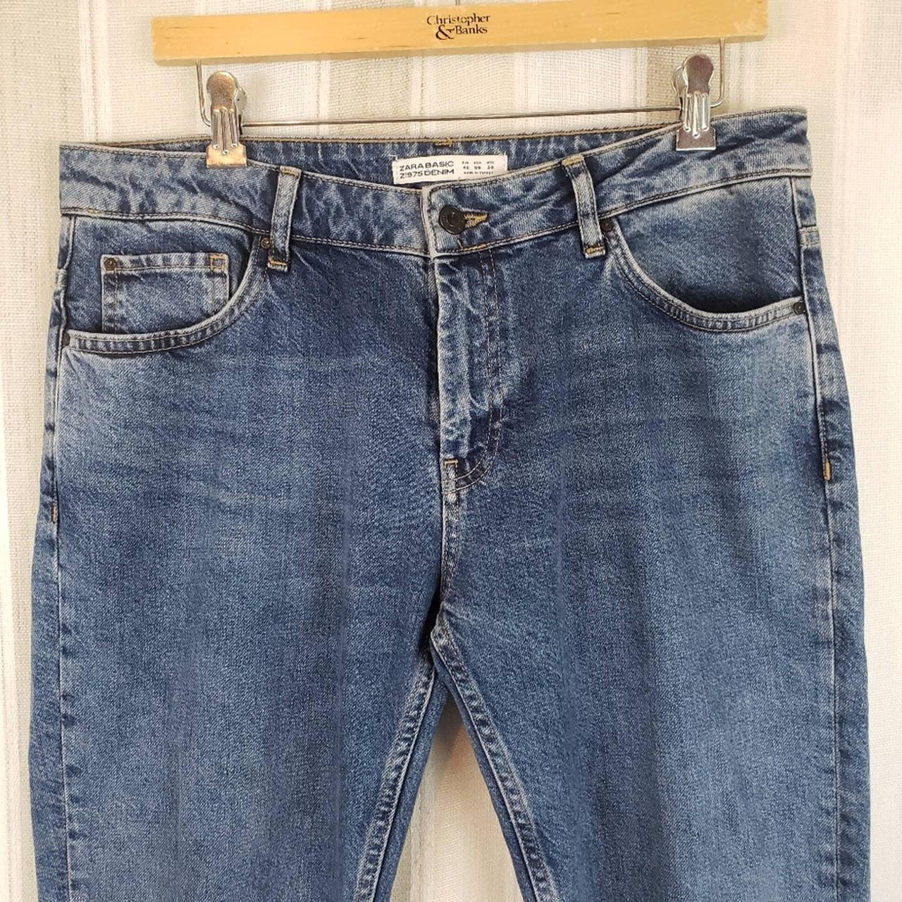 Zara Denim Sequin Jeans Size 8 Excellent condition,... - Depop