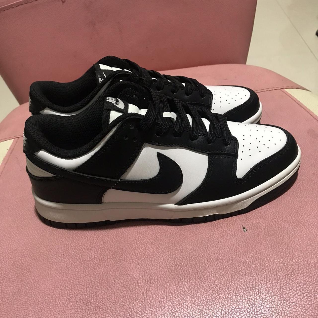 nike dunk low black white 38.5