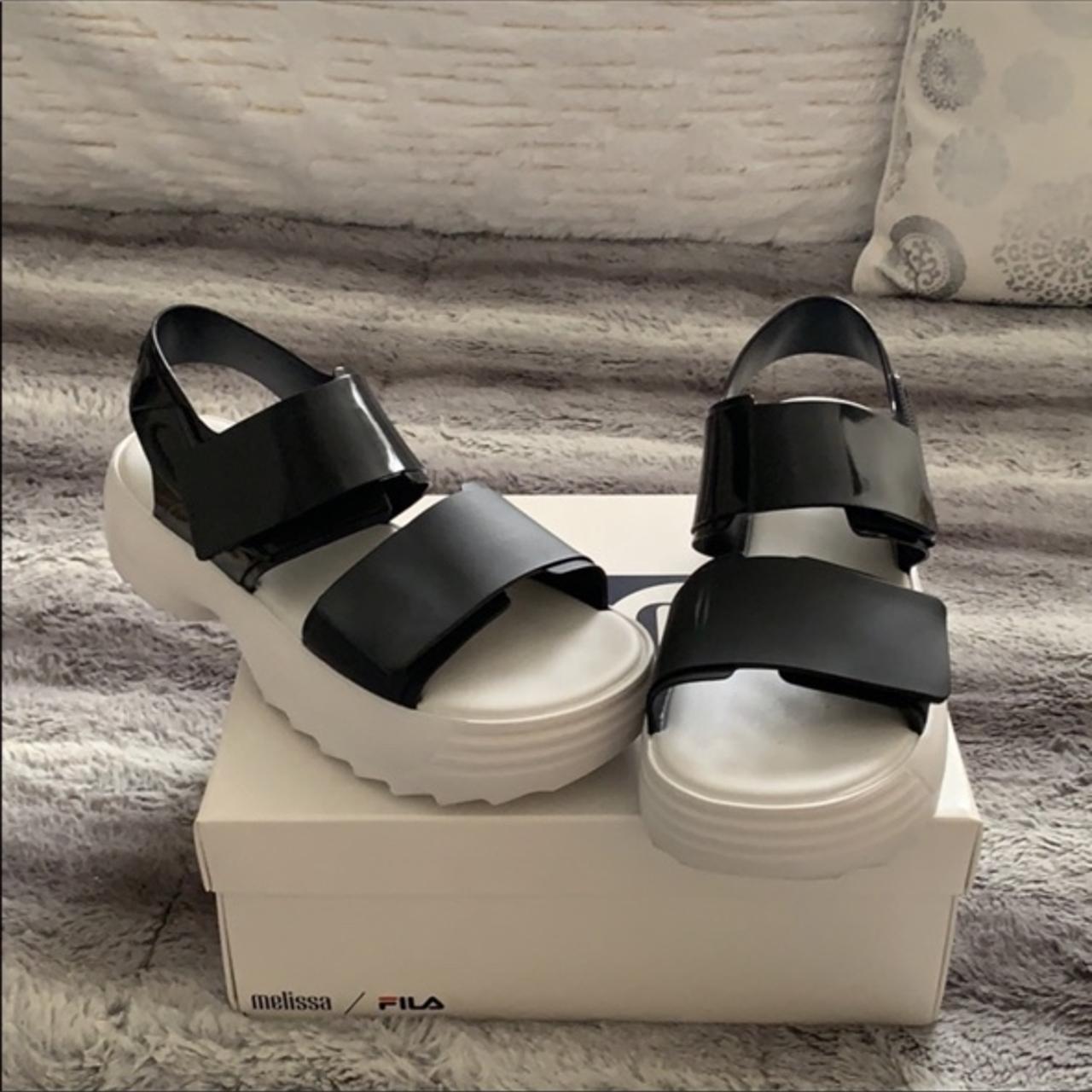 Fila Melissa collaboration Unisex jelly sandals Depop