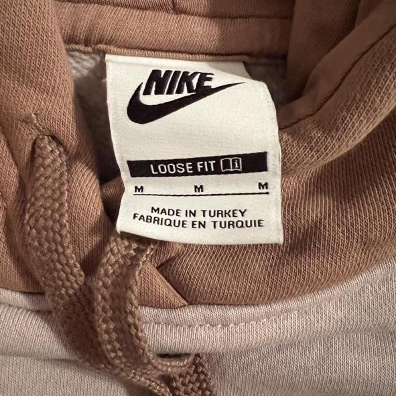 Nike Metallic Swoosh colour block hoodie in - Depop
