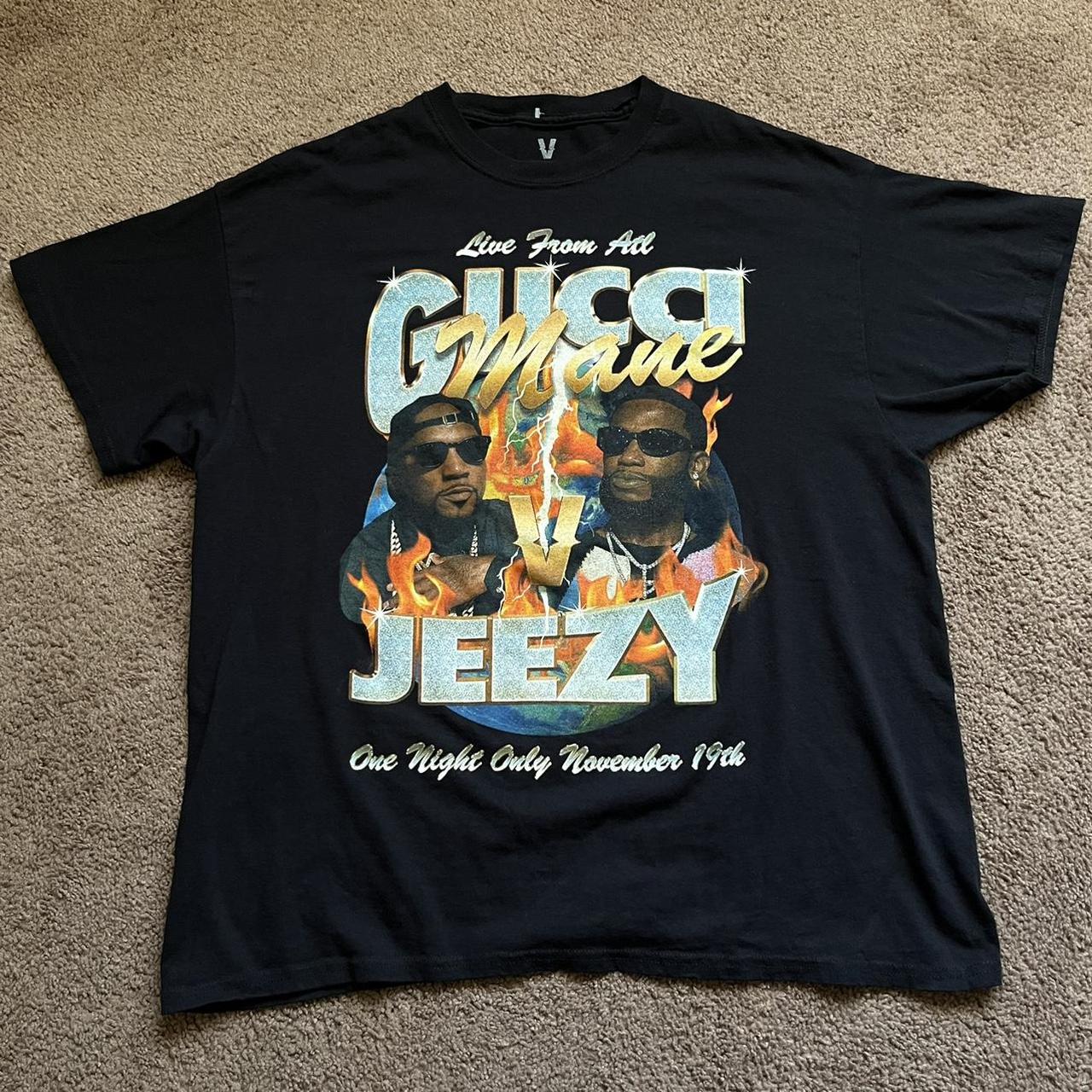 Gucci Mane VS Jeezy Tee Verzuz Official Merch Mens... - Depop