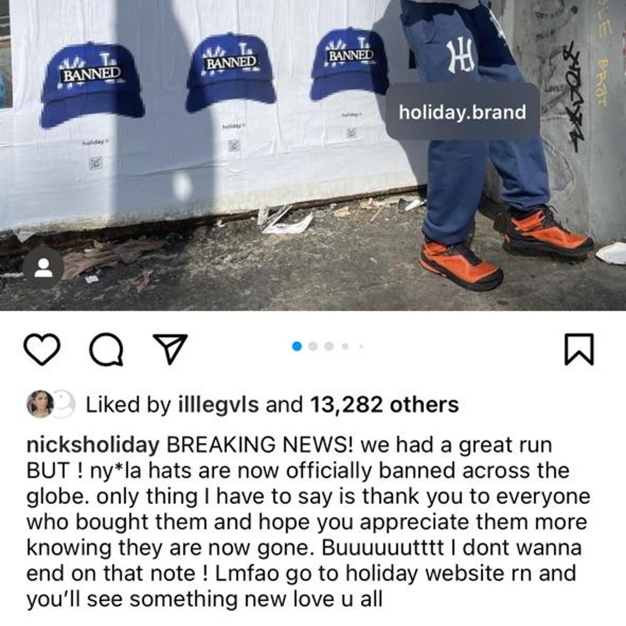 Brockhampton Men's Blue Hat (3)