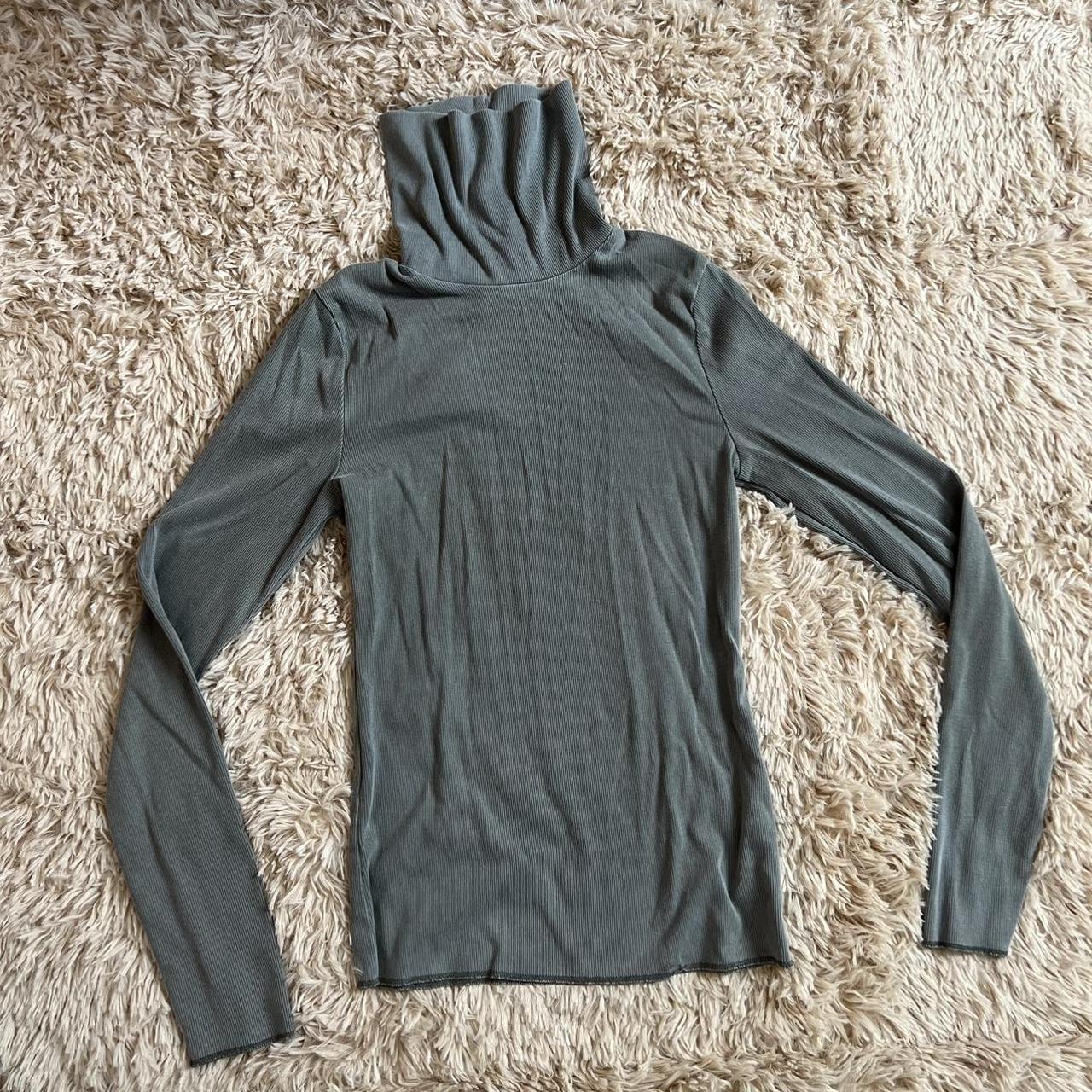 Wild Fable olive coloured turtle neck #wildfable - Depop
