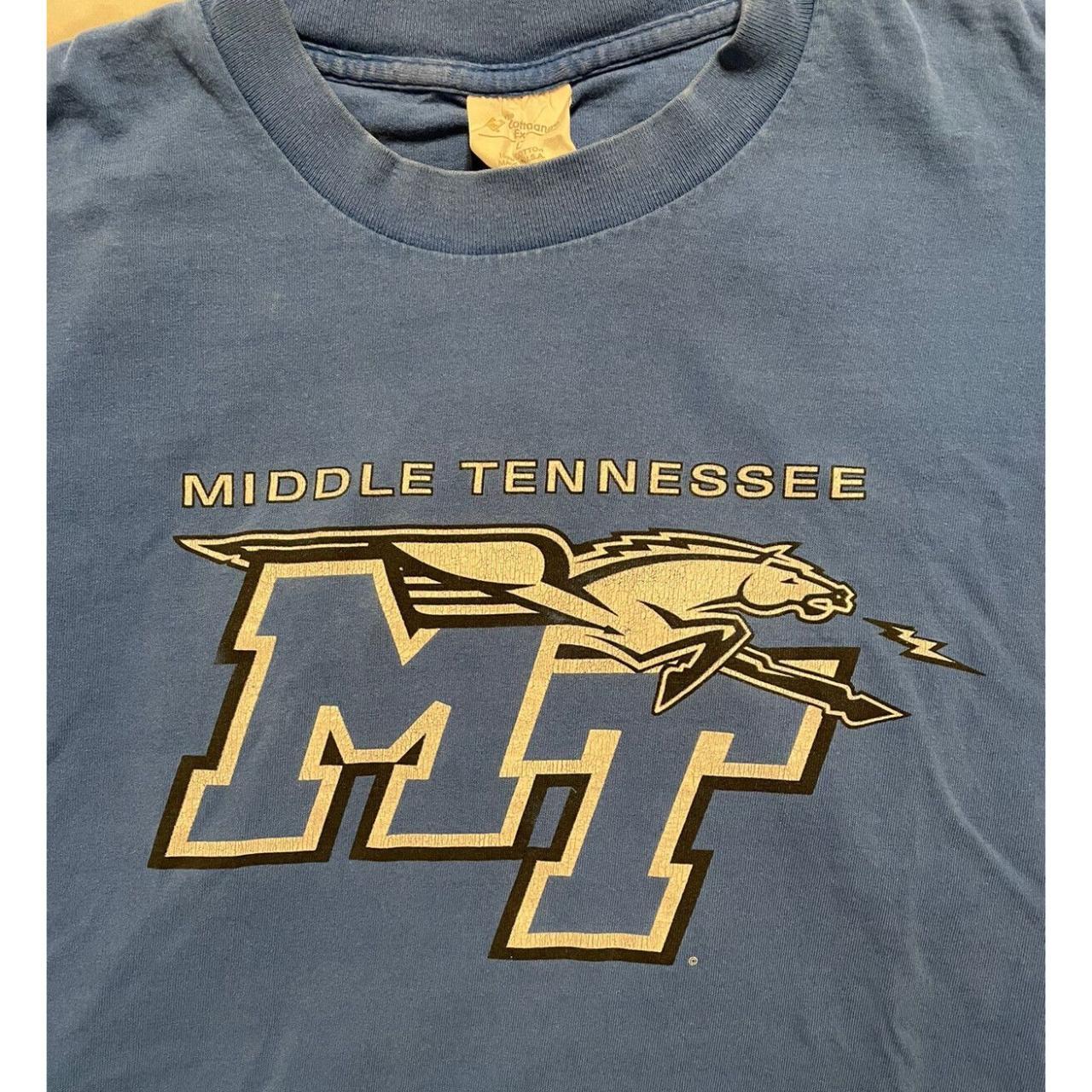 Vintage Middle Tennessee State University T Shirt... - Depop