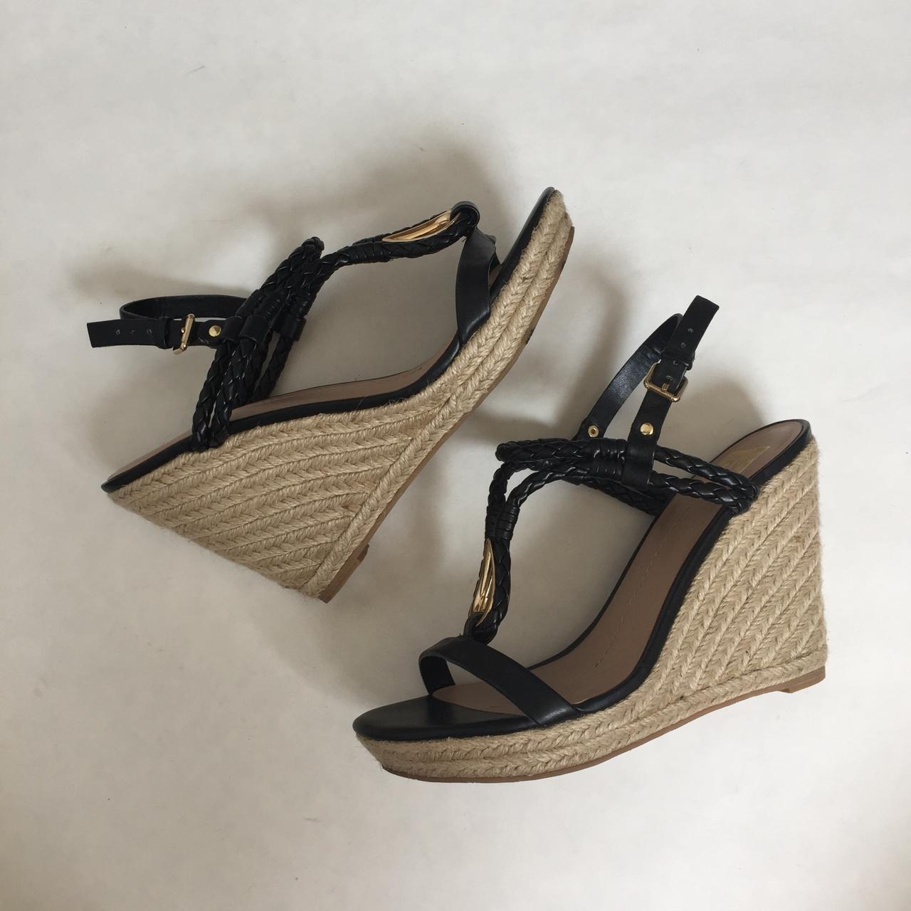 Dolce vita shoes with espadrille wedged and black... - Depop