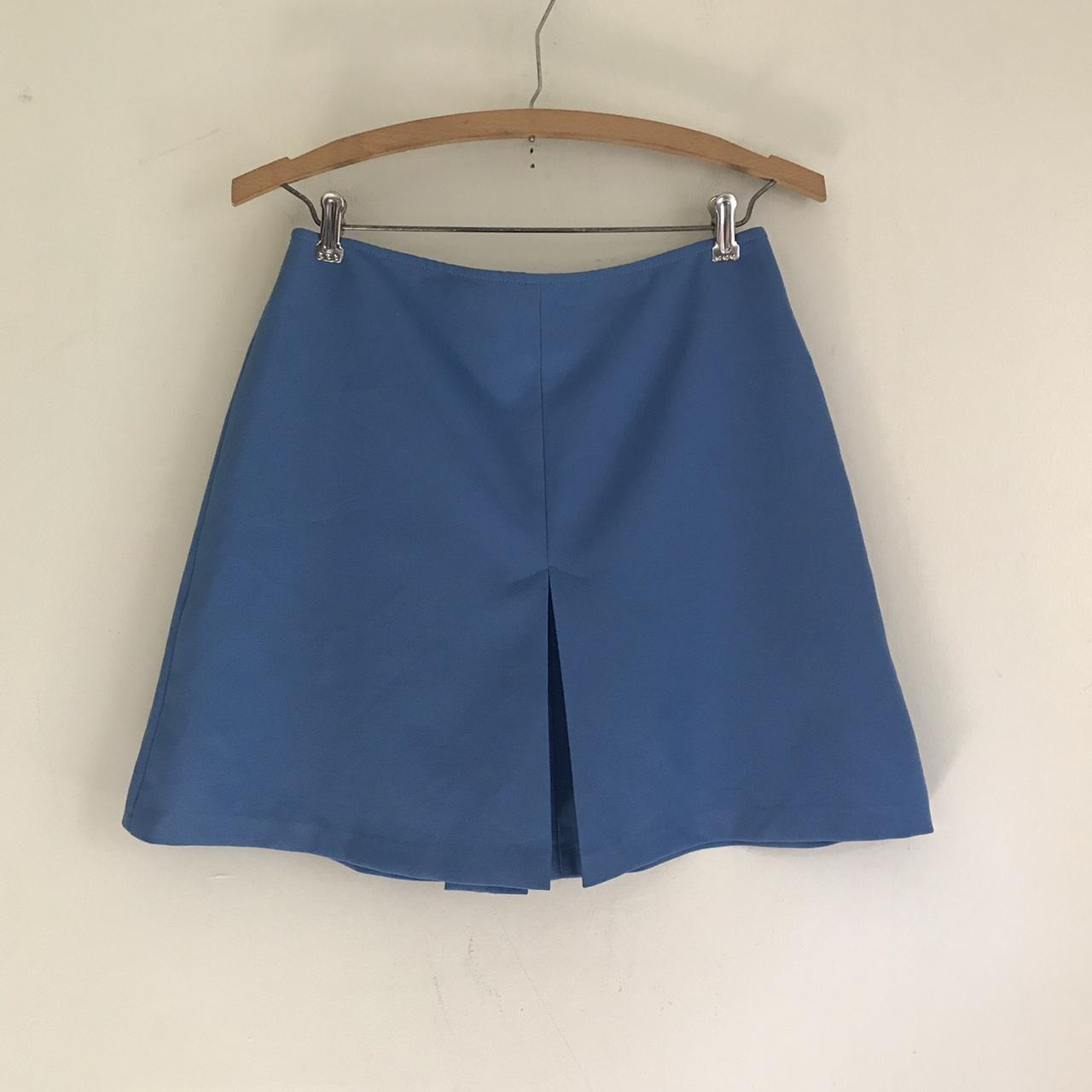 Anthropologie blue United colors of Benetton skirt... - Depop