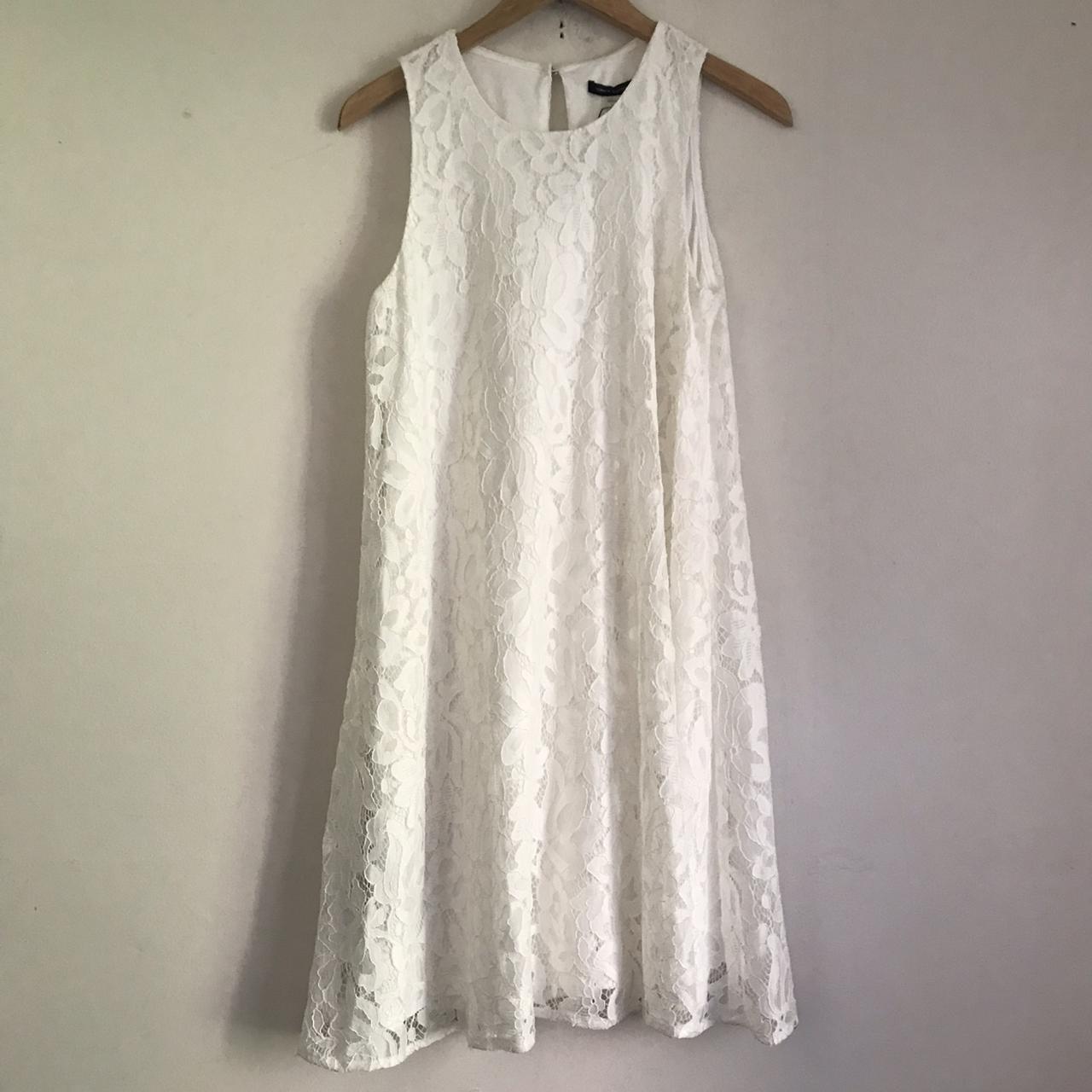 Tommy Hilfiger white lace dress. NWT - Depop