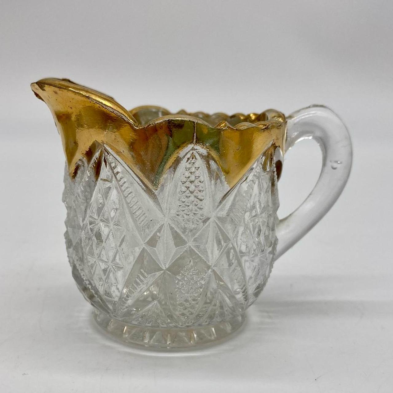 Antique Gilt United States Glass Co Pattern No Depop