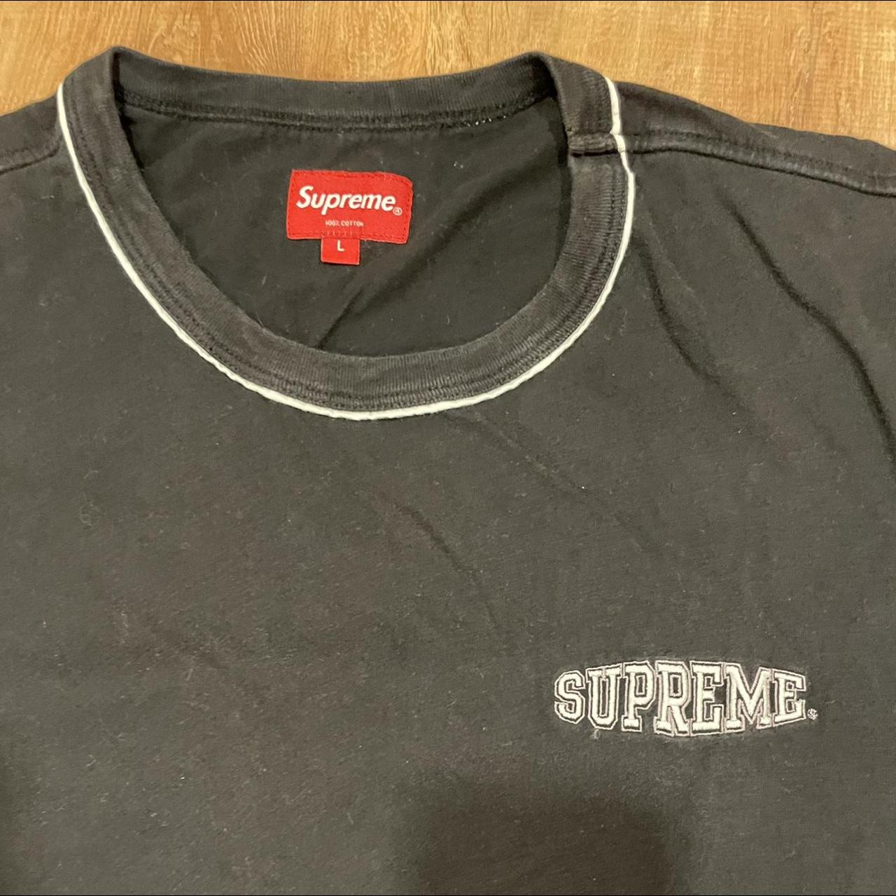 Supreme Piping Ringer Tee (SS18), Cool simple supreme...