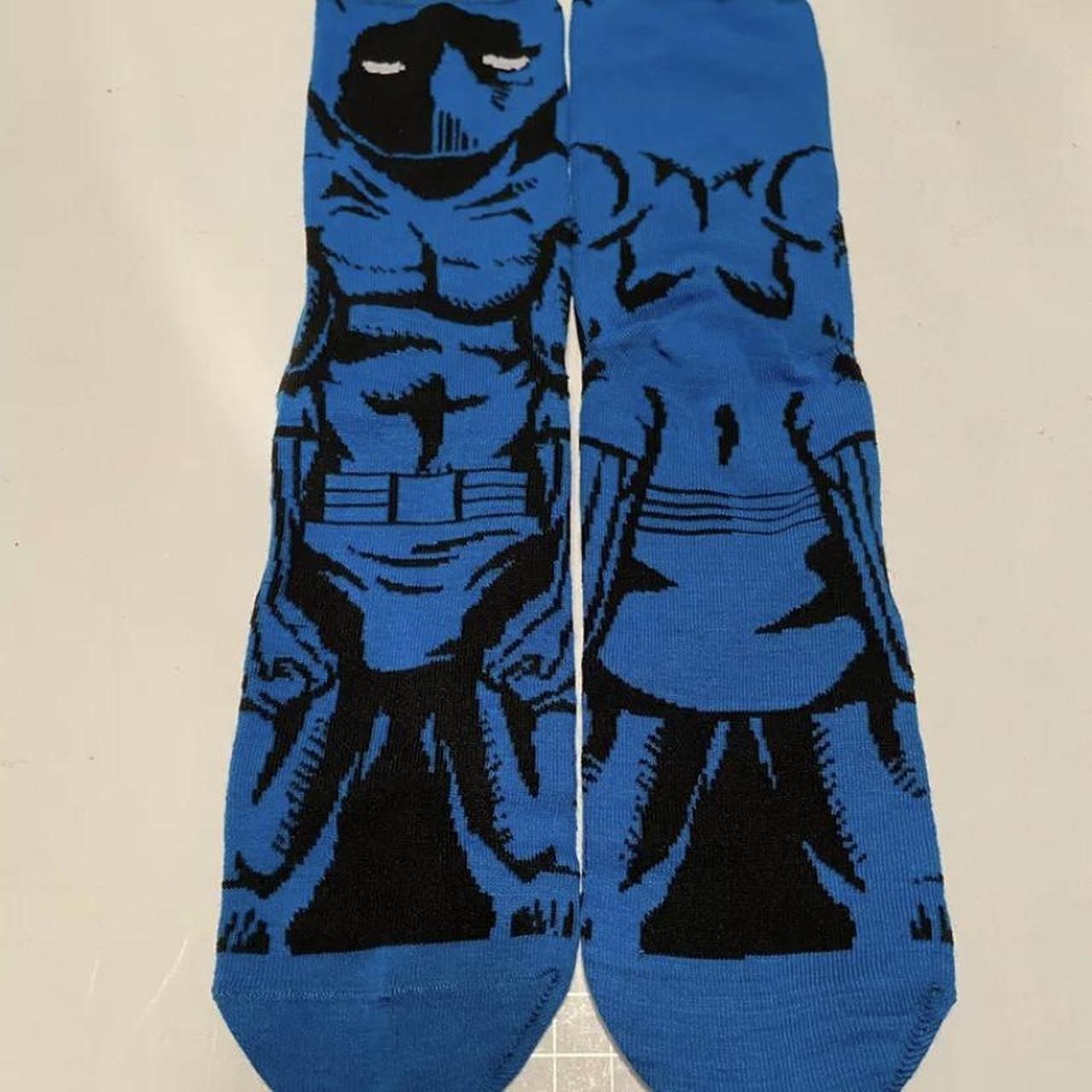 Men's Blue and Black Socks | Depop