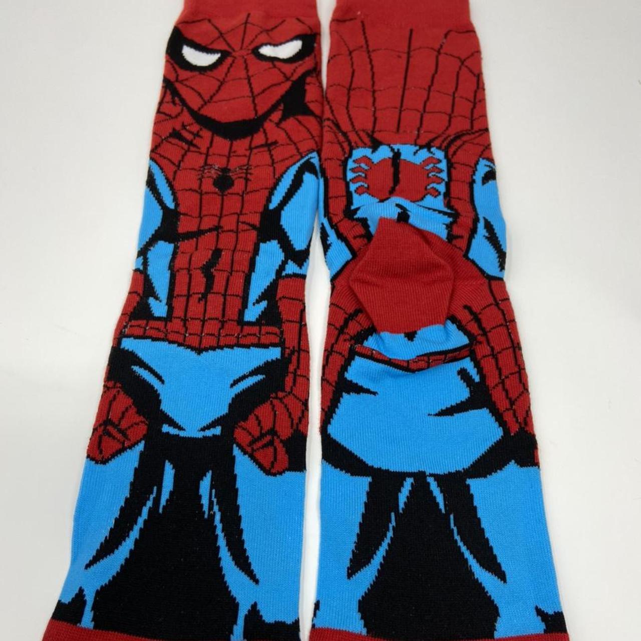 Men's Red and Blue Socks Depop