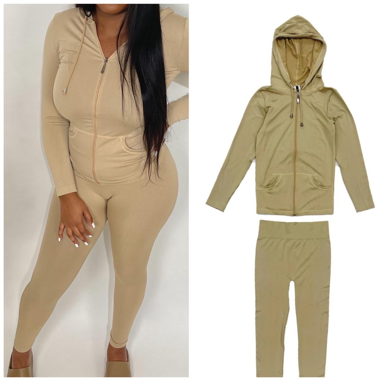 Women's Khaki Suit Depop