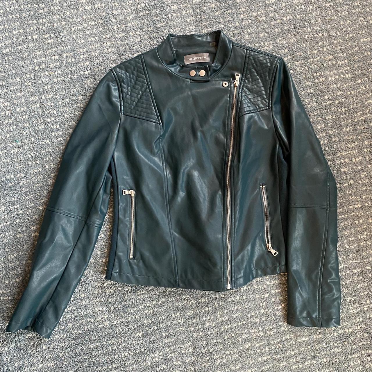 bagatelle faux leather moto jacket