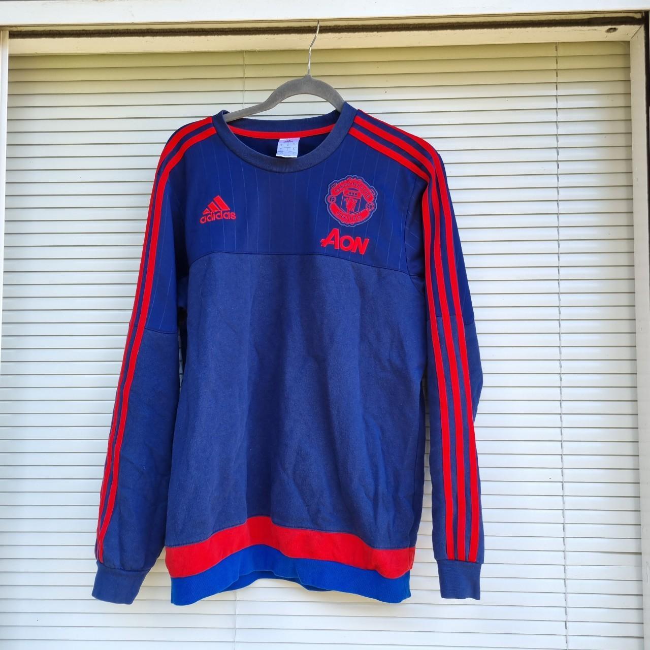 Manchester United Adidas Jumper/Sweatshirt Depop