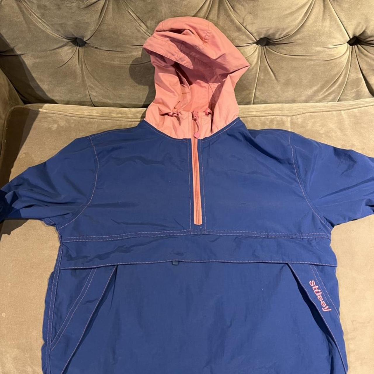 Pink and hotsell blue windbreaker