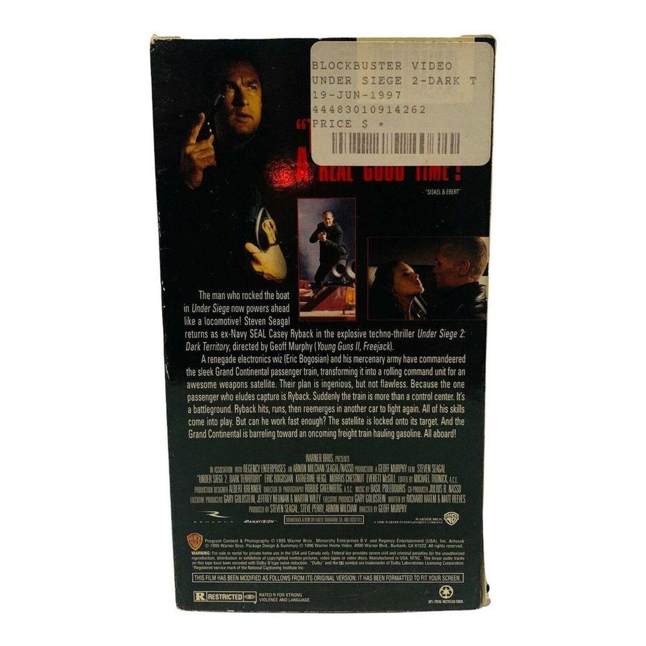 Under Siege 2 (VHS 1997) VCR Video Tape Movie Steven... - Depop