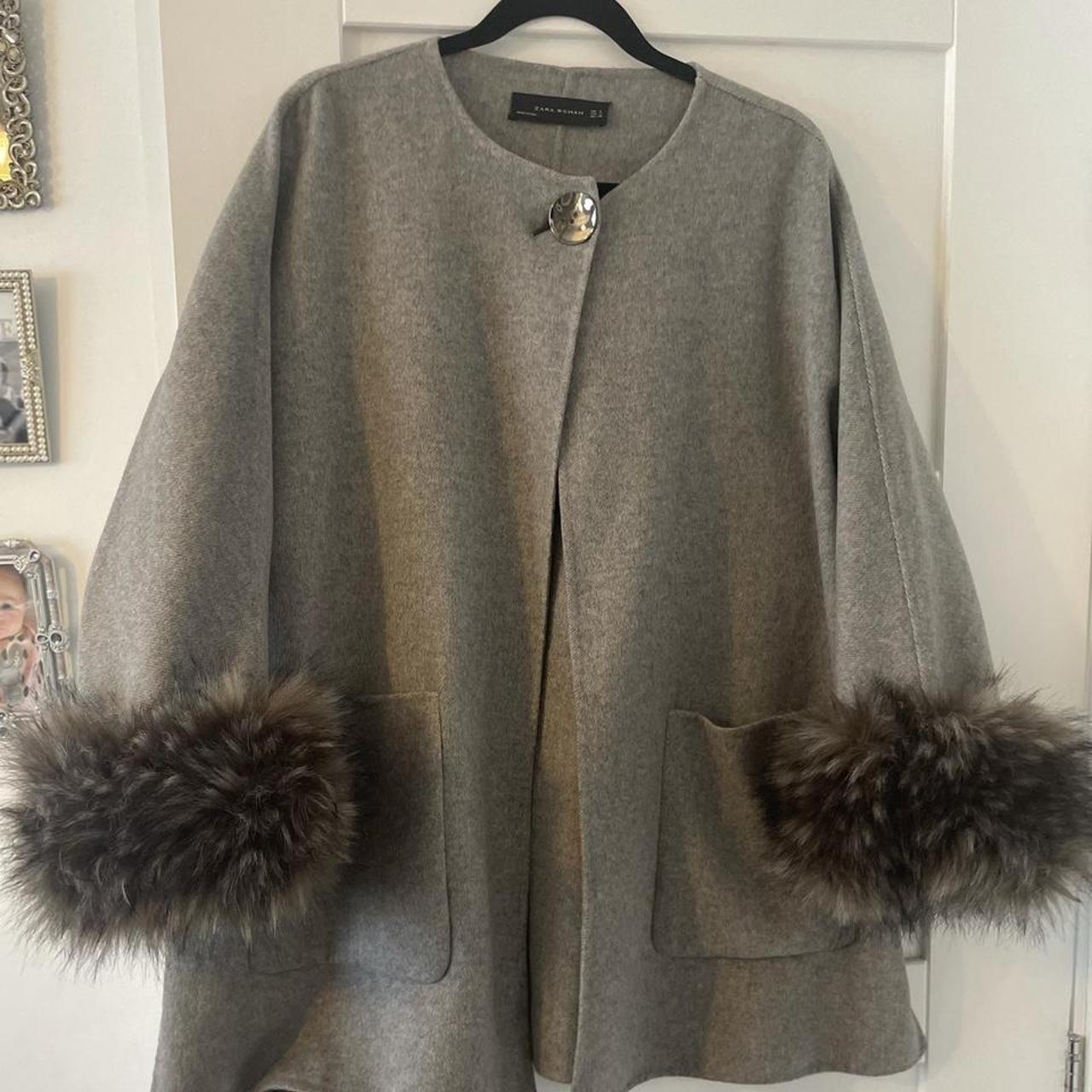 Zara Women's Grey Jacket | Depop