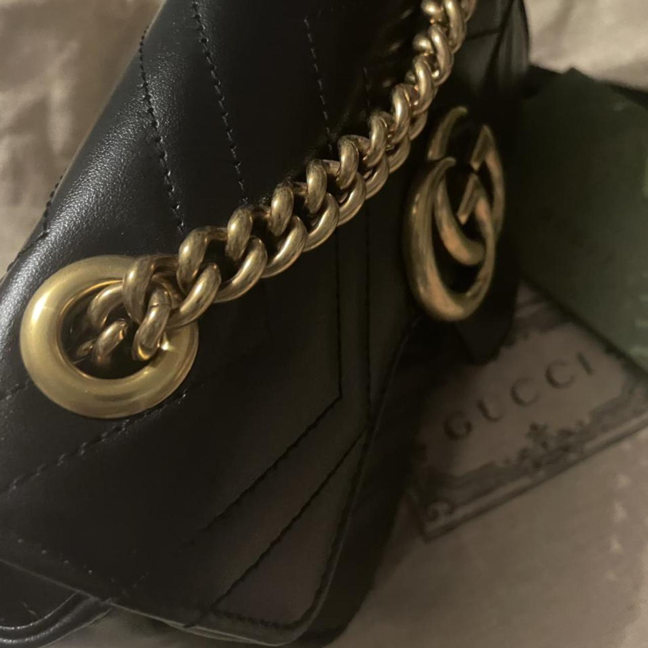 Gucci marmont red velvet bag , it's been a year - Depop #red