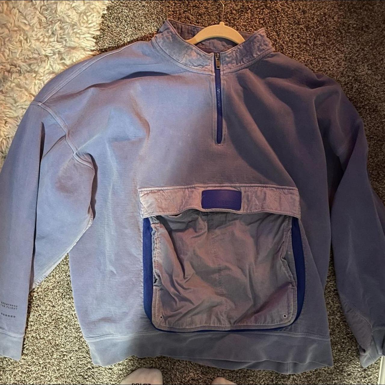 AMAZING BLUE! Jordan quarter zip! Rare and over... - Depop