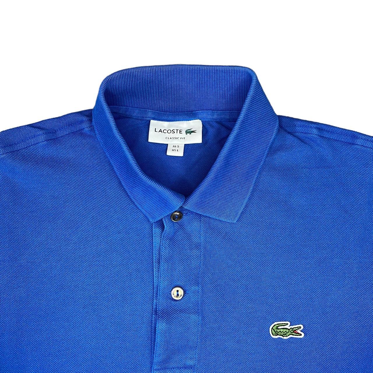 Lacoste Men's Blue Poloshirts Depop