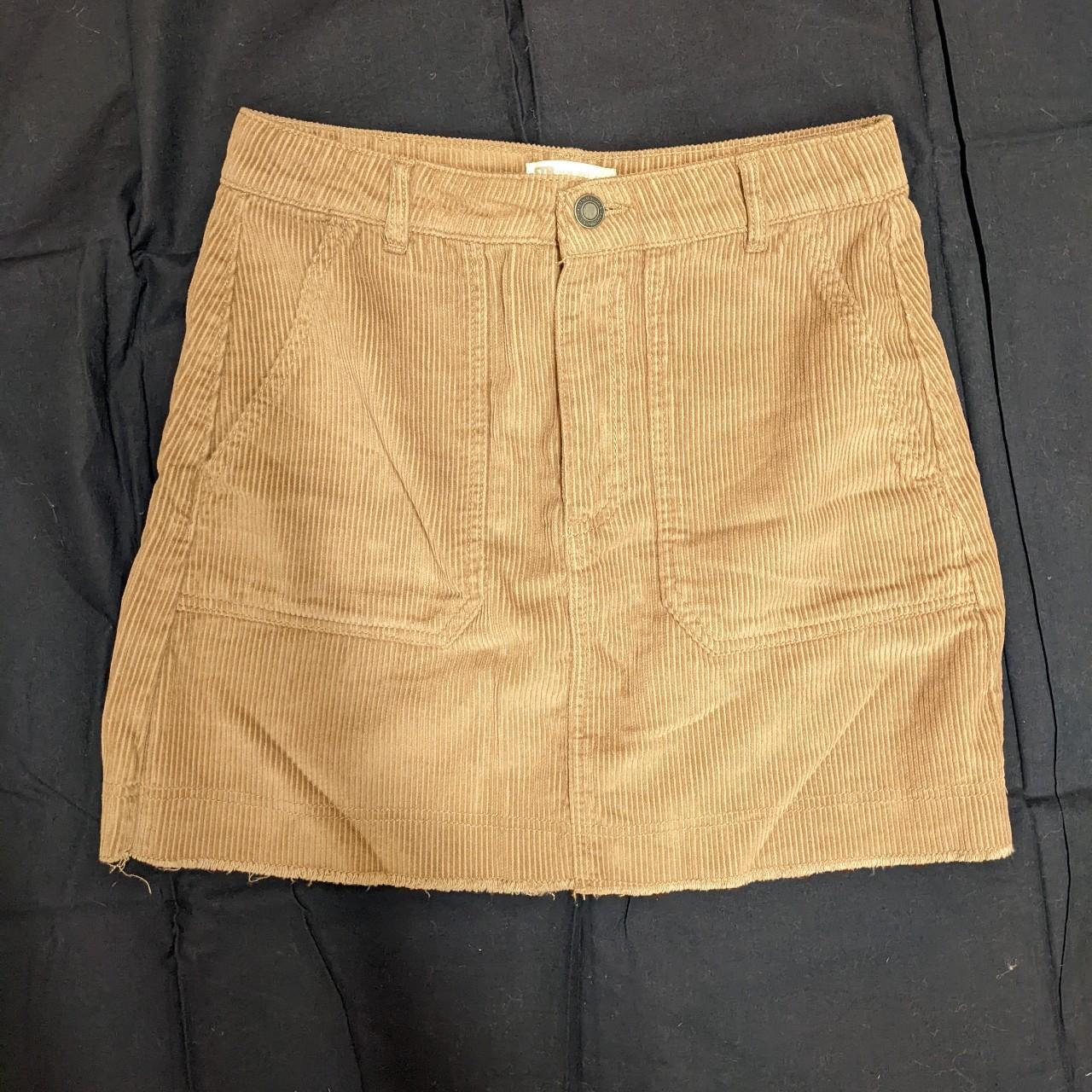 Vintage corduroy Skirt 🧡 -brand new mini-skirt,... - Depop