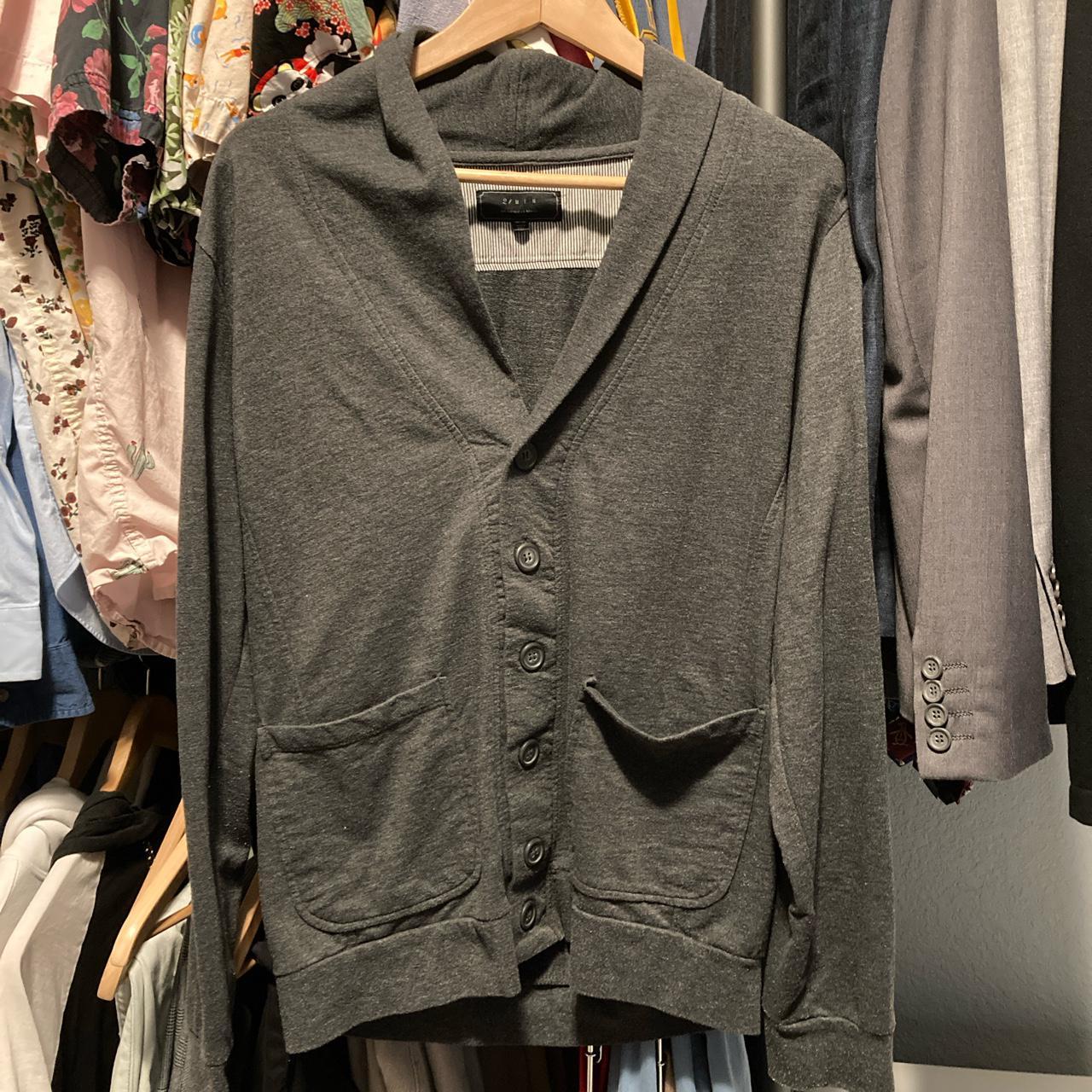 Forever 21 Men's Grey Cardigan Depop