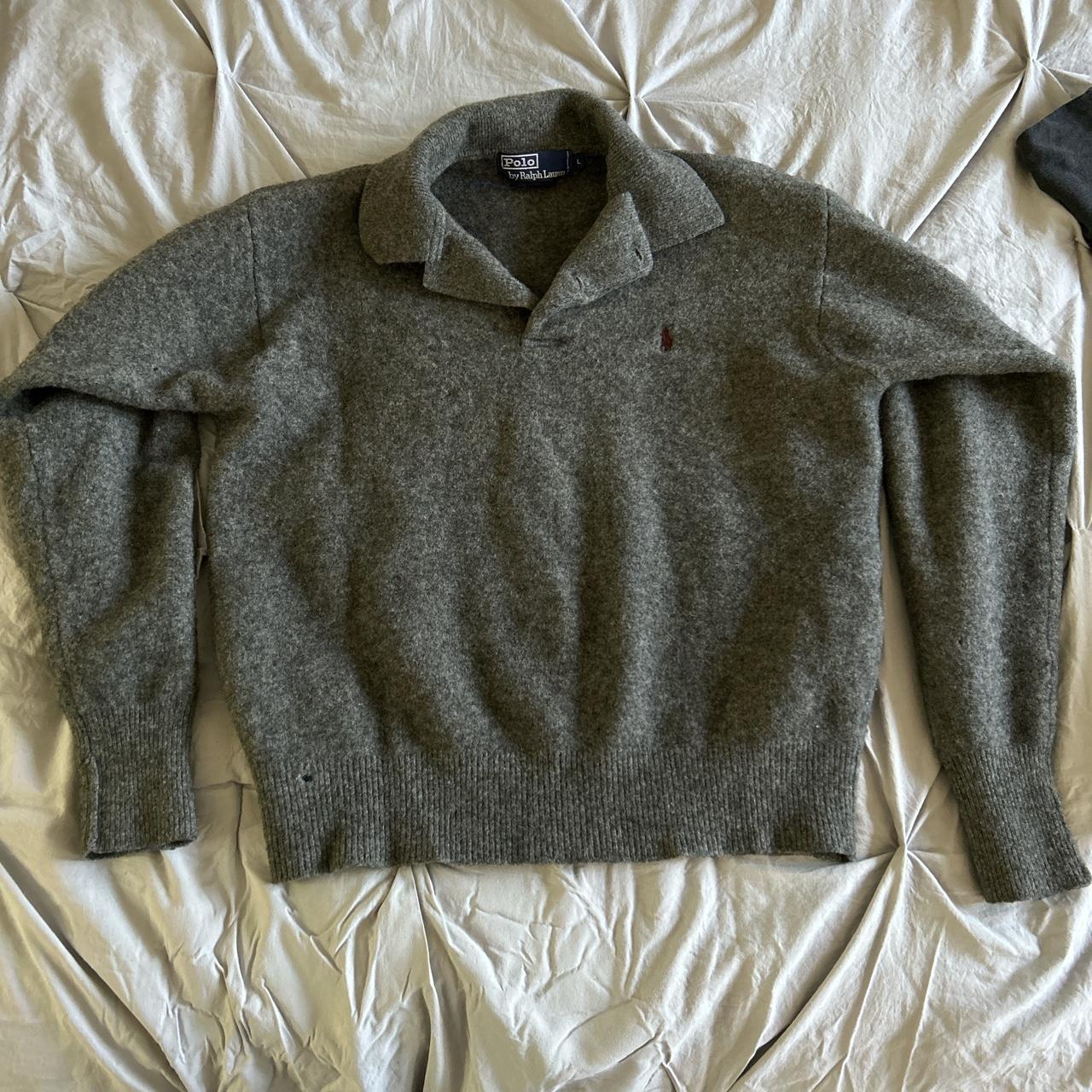 Polo Ralph Lauren Women's Grey Jumper | Depop