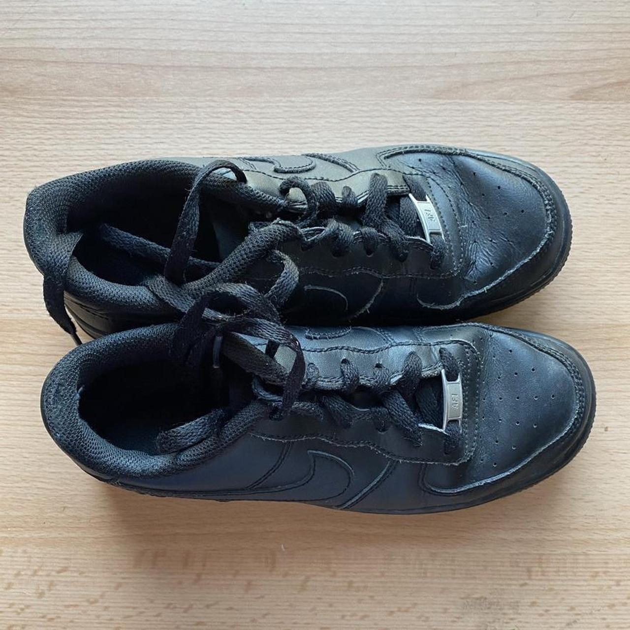 Black Nike Air Force 1. In good condition and really... - Depop