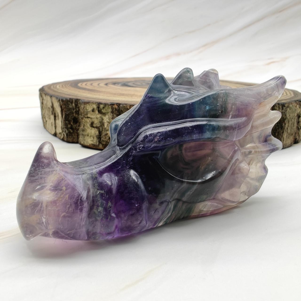 Product Image 1 - Condition:Brand New

Material: Natural Fluorite

weight：about 300g

Size(approx):