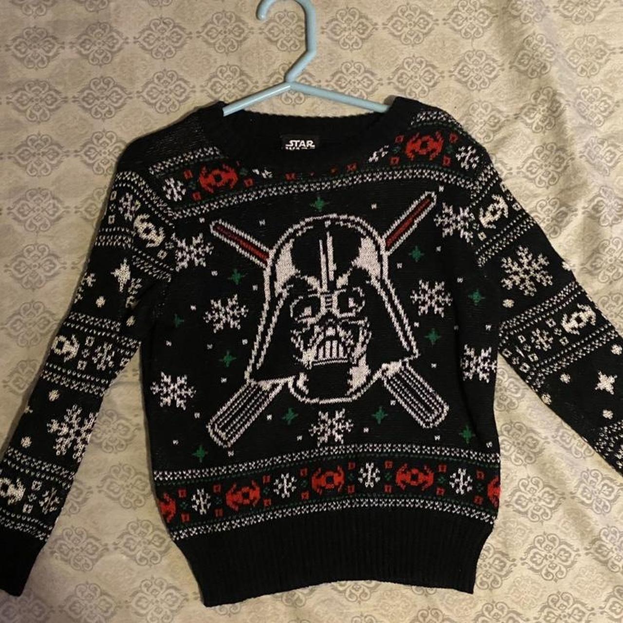 Toddler 3t Star Wars Christmas Sweater Only Worn - Depop