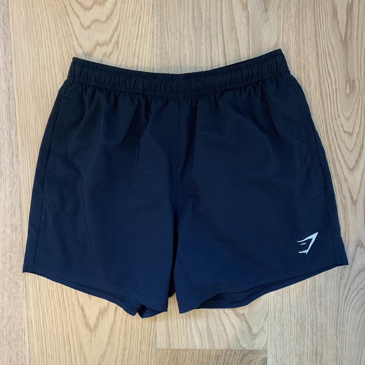 Black gymshark arrival 5” shorts size small - Depop