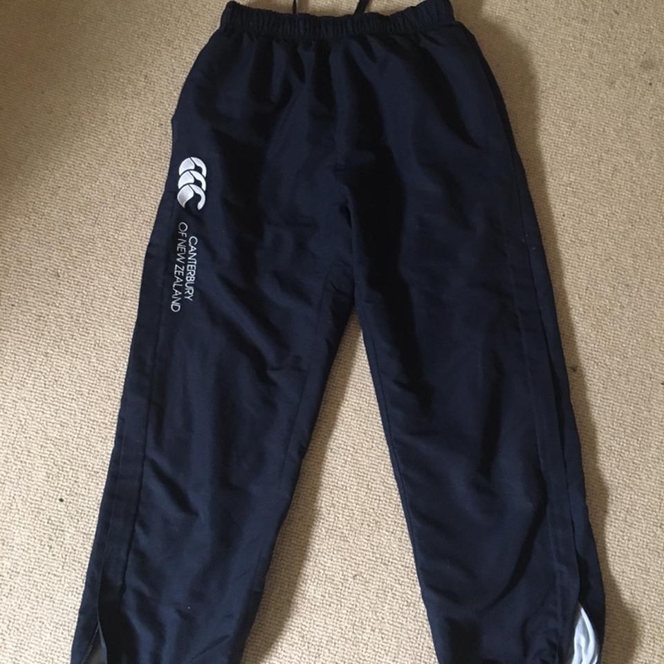 Canterbury New Zealand Navy Cuffed tracksuit bottoms Depop