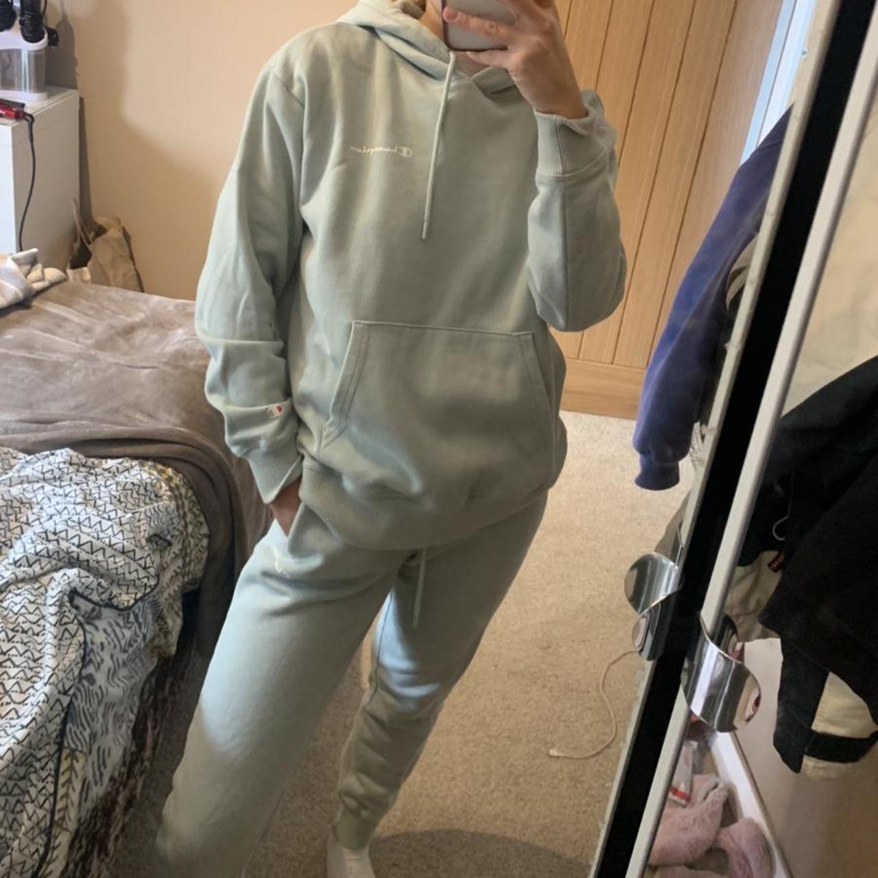 champion tracksuit green