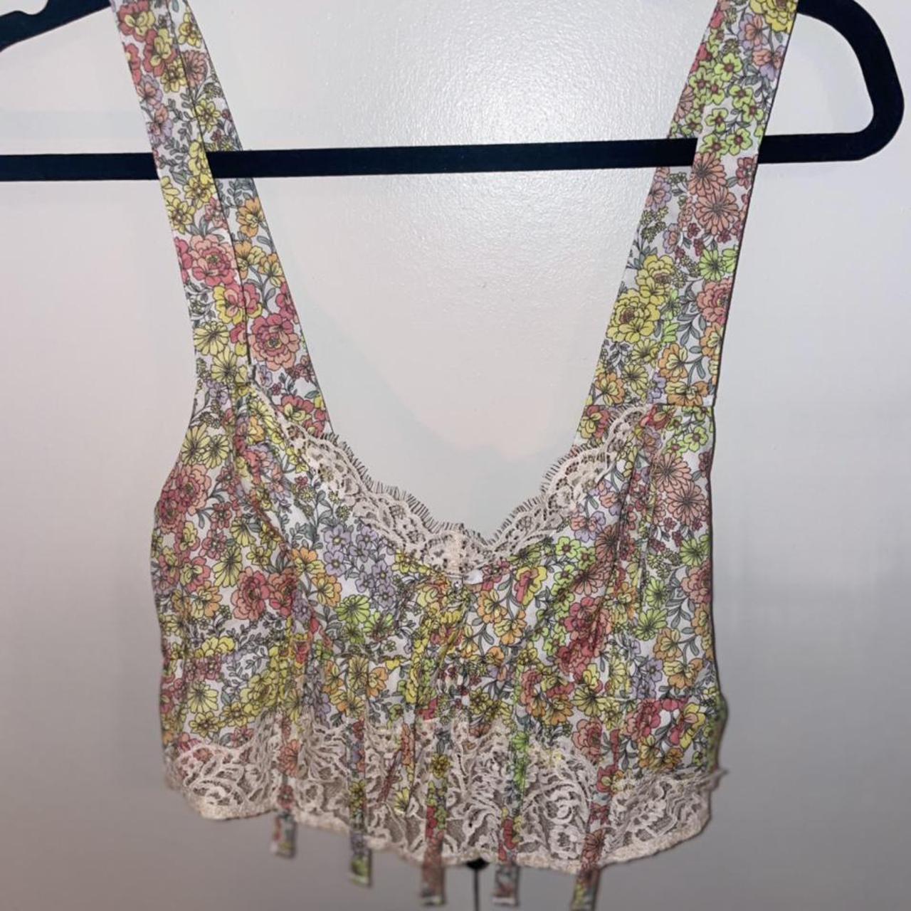 For love and lemons floral bustier. Brand new with... - Depop